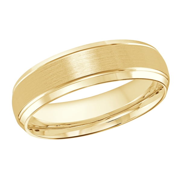 MALO 14K Yellow Gold Satin Wedding Band