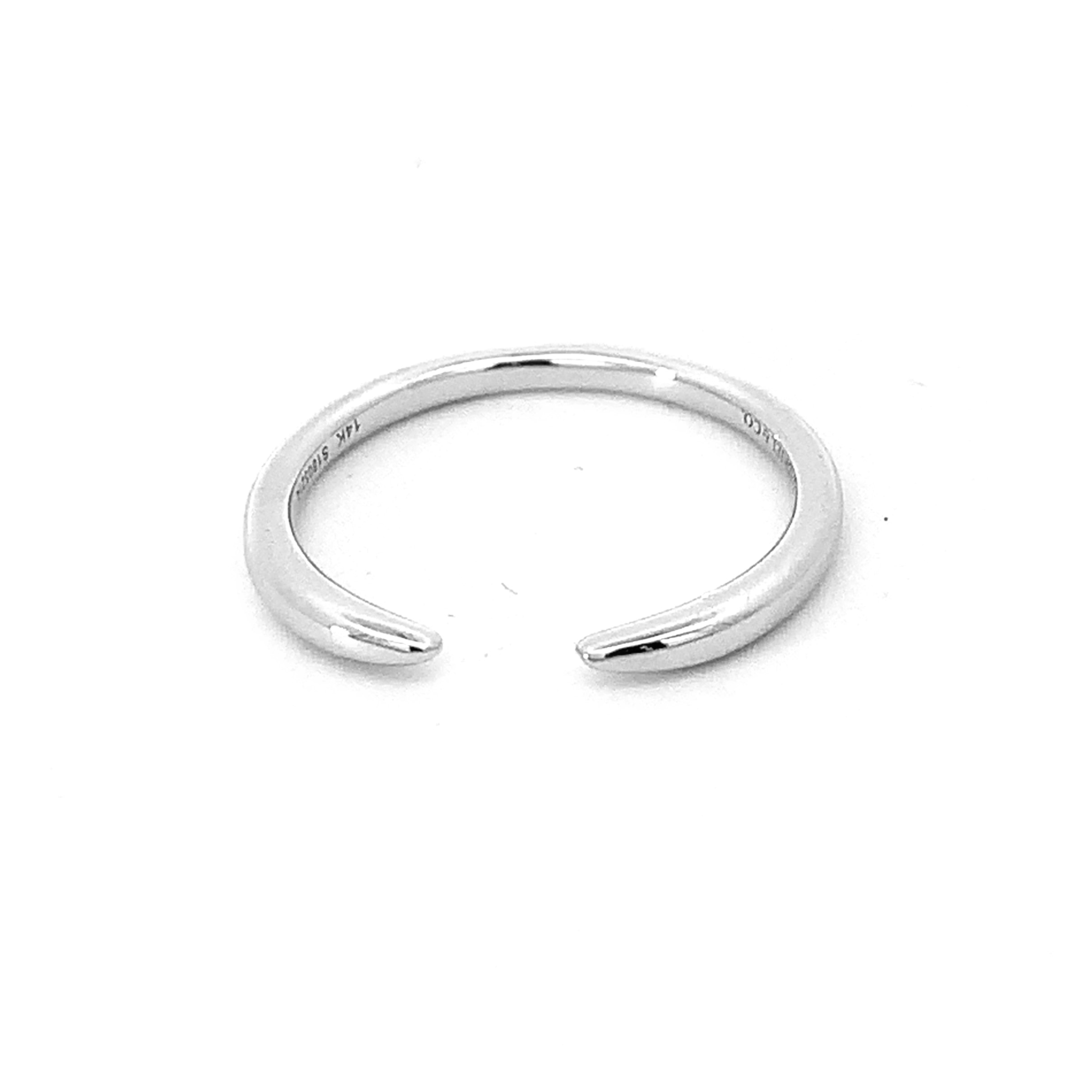 Gabriel & Co.14K White Gold Split Band Ring