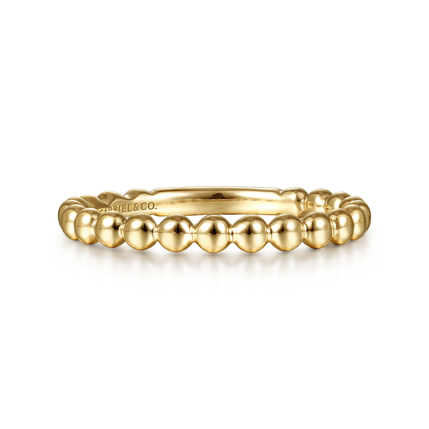 Gabriel & Co. 14K Yellow Gold Bujukan Stackable Ring