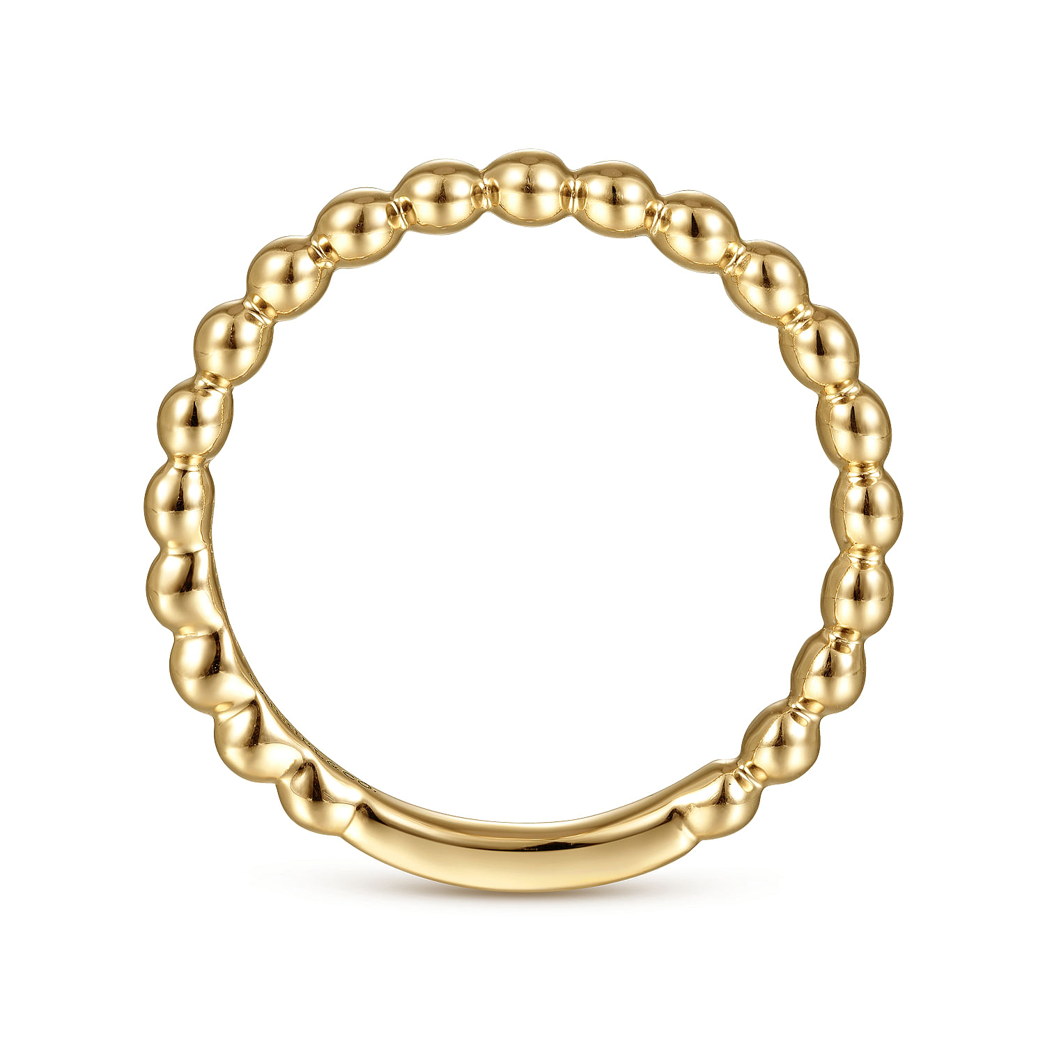 Gabriel & Co. 14K Yellow Gold Bujukan Stackable Ring