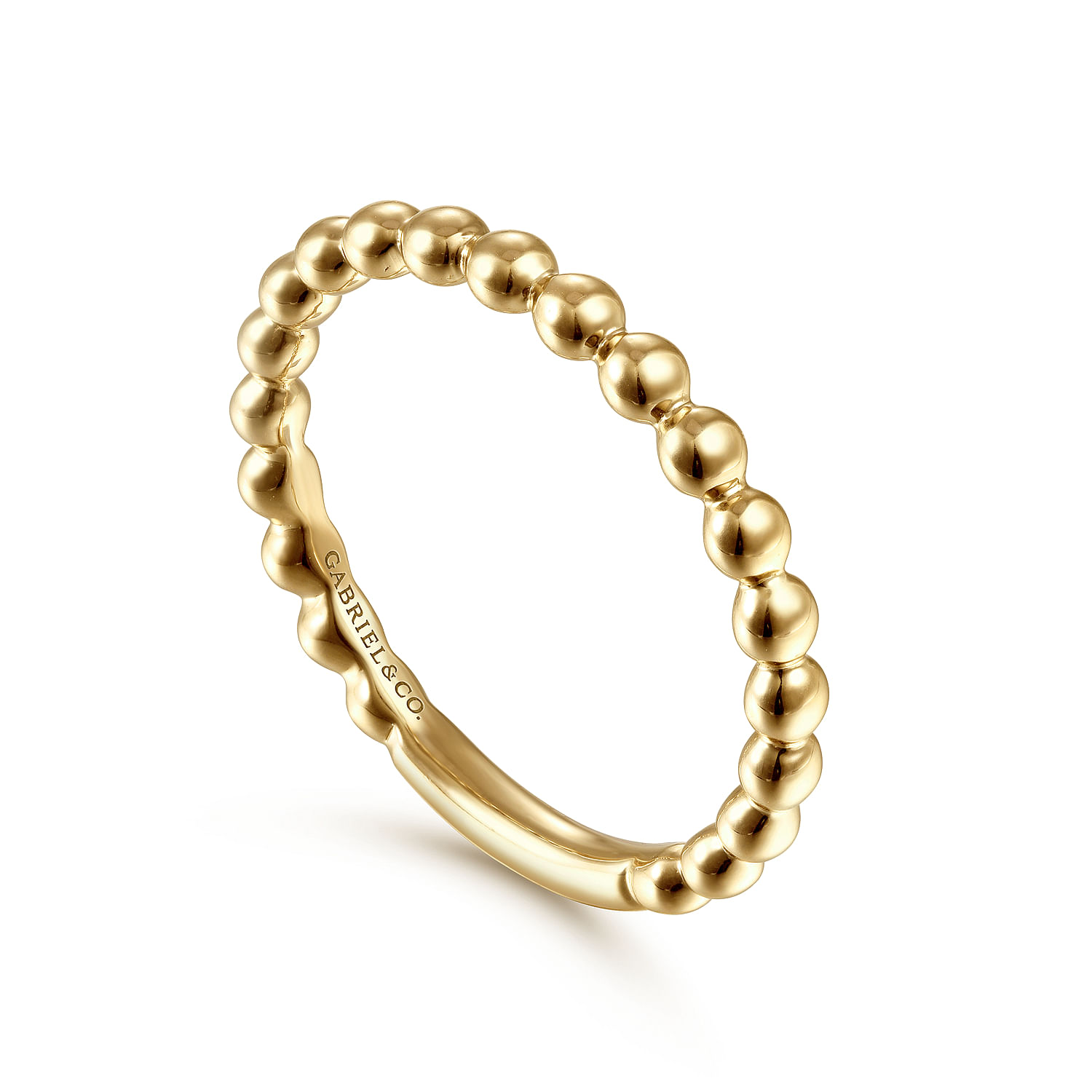 Gabriel & Co. 14K Yellow Gold Bujukan Stackable Ring