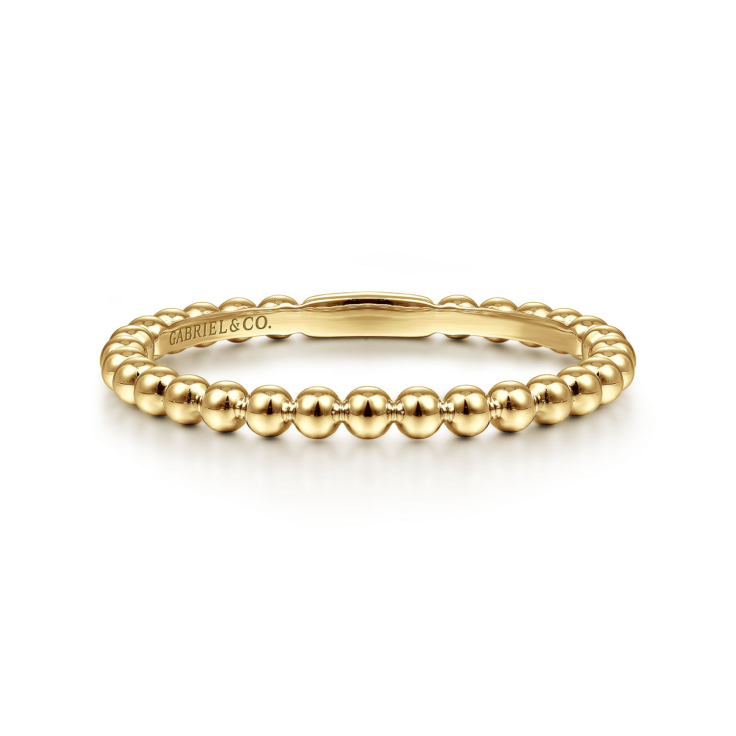 Gabriel & Co. 14K Yellow Gold Bujukan Stackable Ring