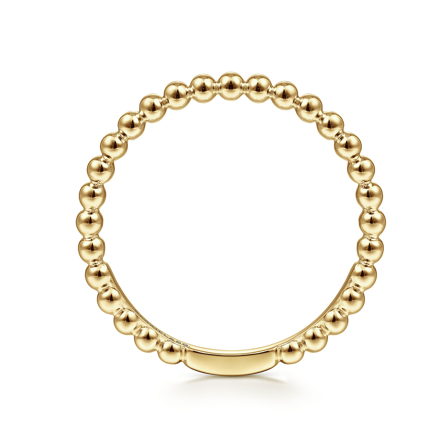 Gabriel & Co. 14K Yellow Gold Bujukan Stackable Ring