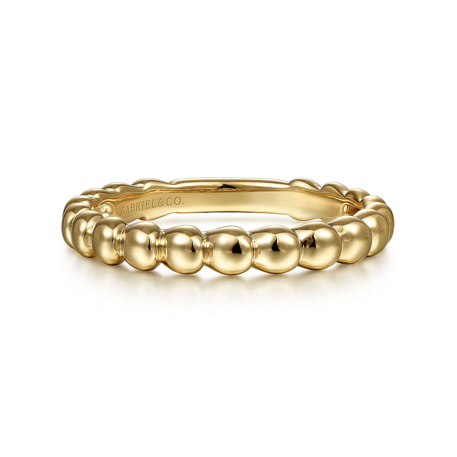 Gabriel & Co. 14K Yellow Gold Bujukan Stackable Ring