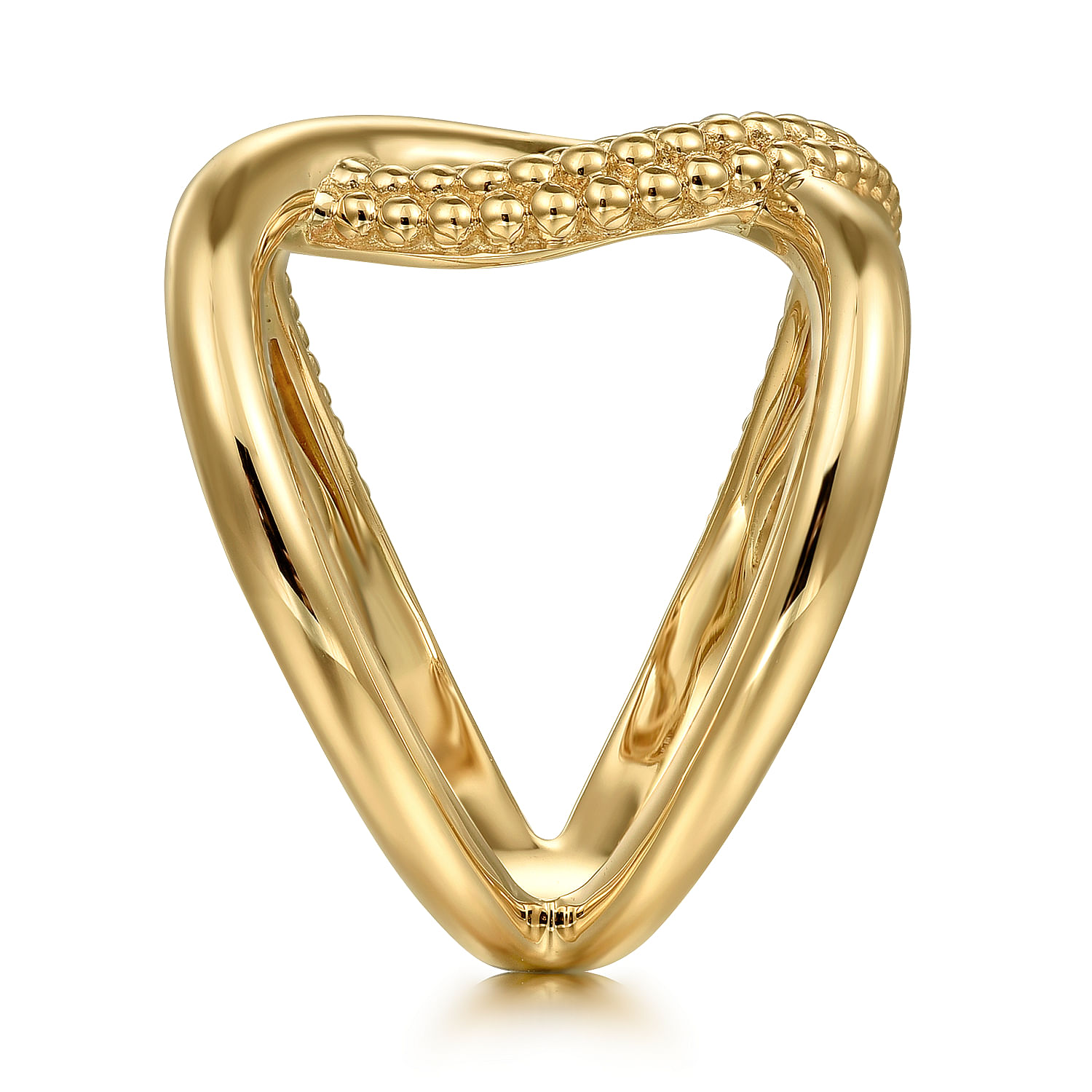 Gabriel & Co. 14K Yellow Gold Bujukan Twist Ring