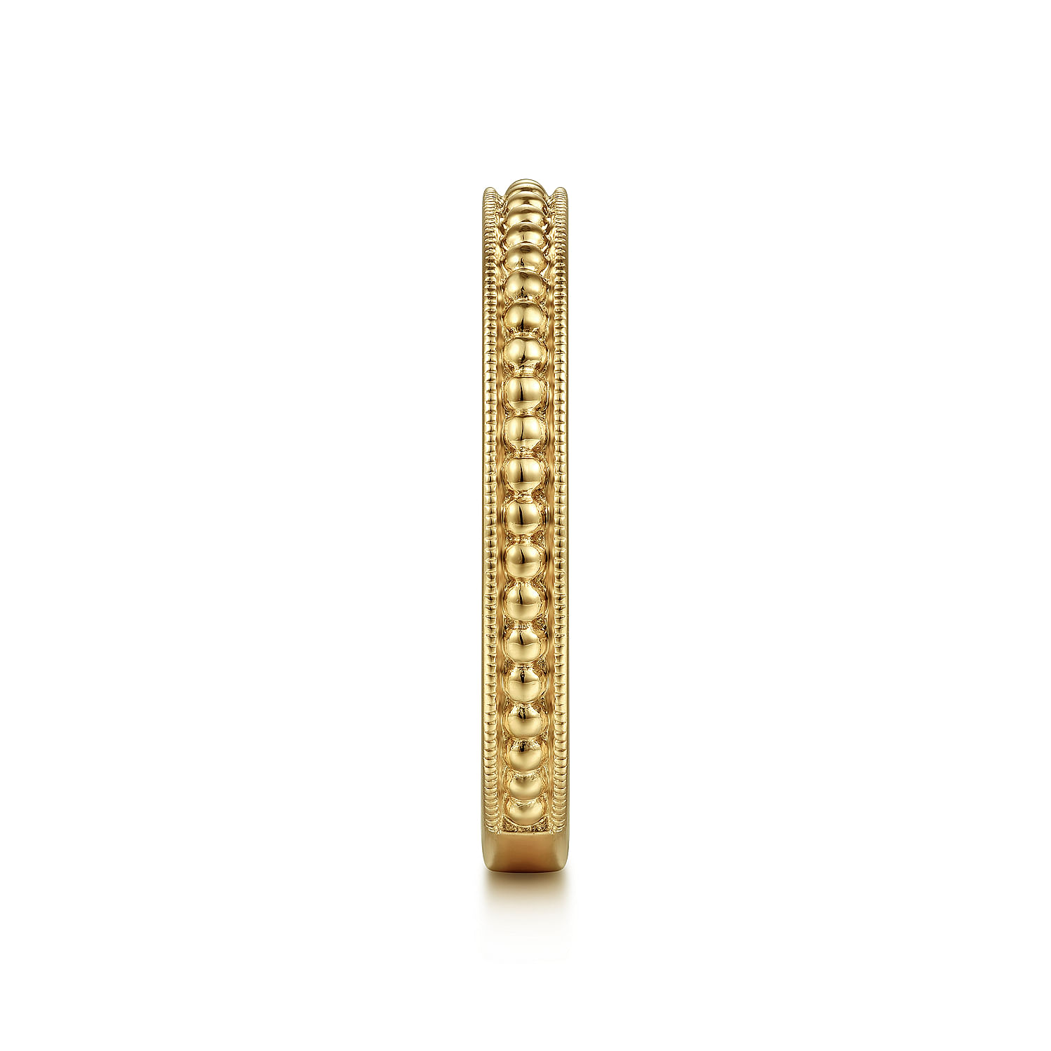 Gabriel & Co. 14K Yellow Gold Textured Bujukan Band