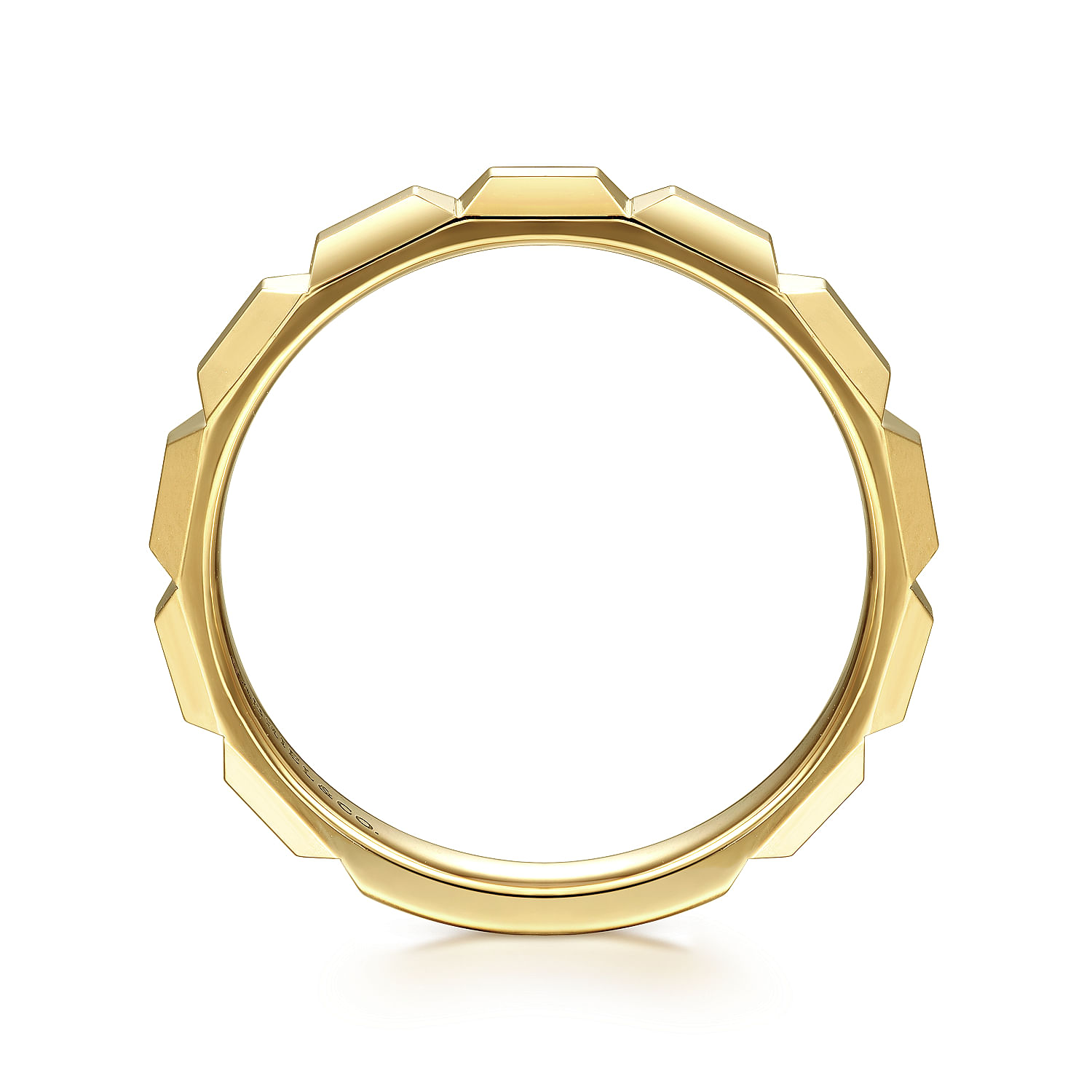 Gabriel & Co. 14K Yellow Gold Geometric Ring