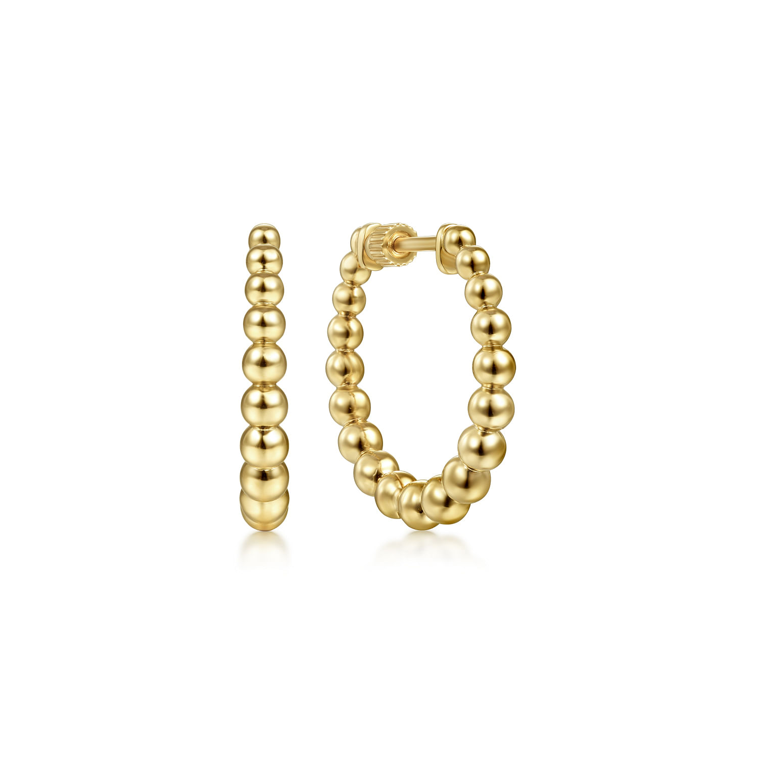 Gabriel & Co. 14K Yellow Gold Bujukan Hoops