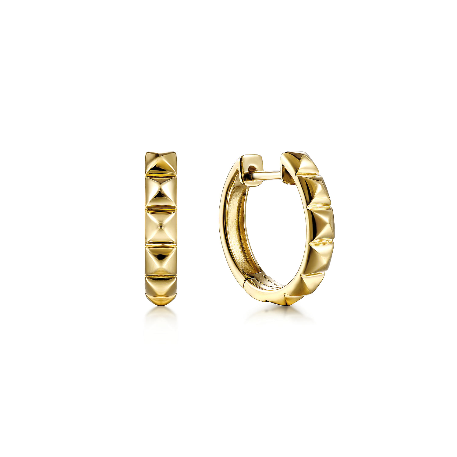 Gabriel & Co. 14K Yellow Gold Grommet Huggies