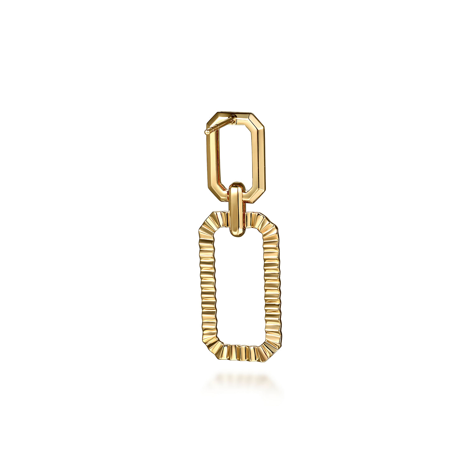 Gabriel & Co. 14K Yellow Gold Link Drop Earrings