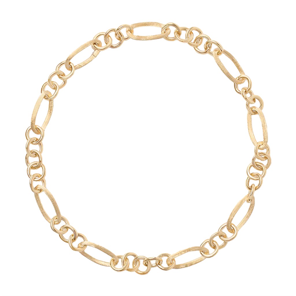 Marco Bicego 18K Yellow Gold Jaipur Mixed Link Necklace