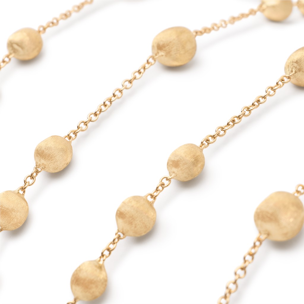 Marco Bicego 18K Yellow Gold Africa Bead Strand Necklace