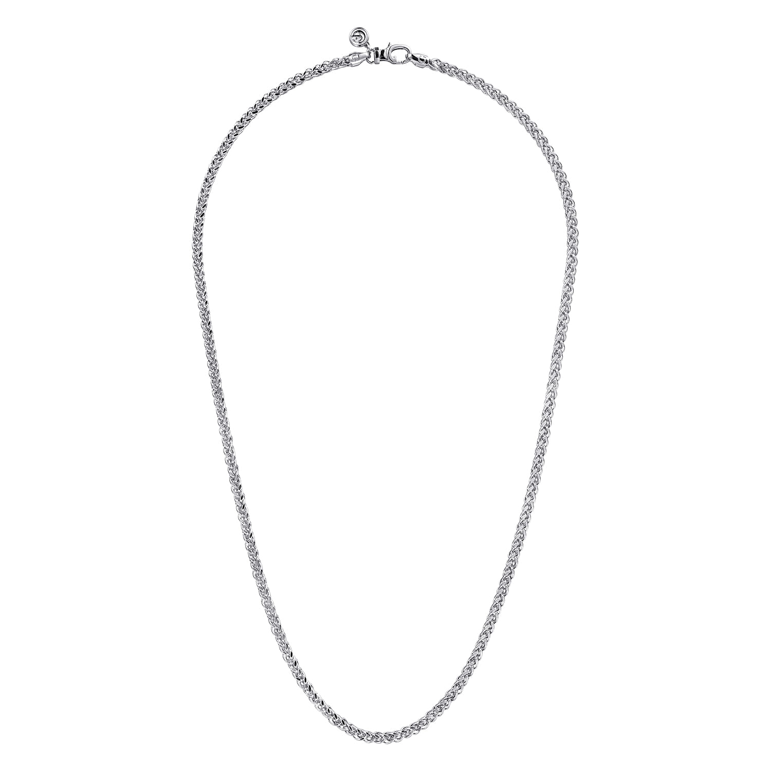 Gabriel & Co. 14K White Gold Wheat Chain