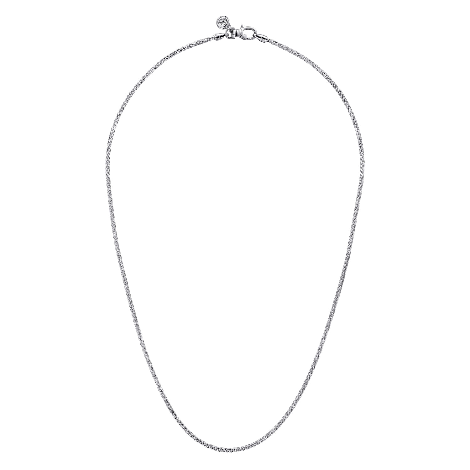 Gabriel & Co. 14K White Gold 20 Wheat Chain