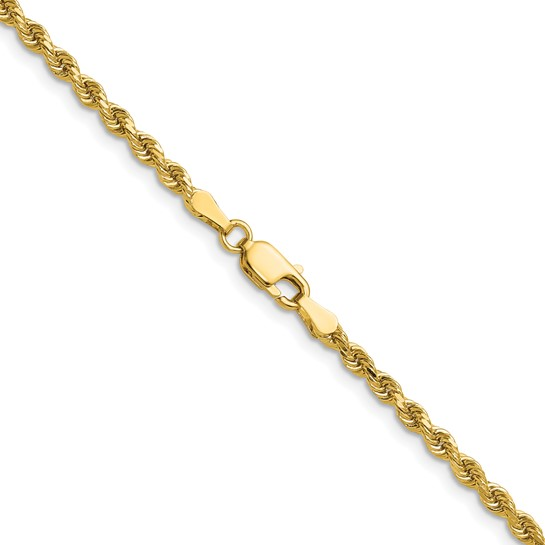 14K Yellow Gold Rope Chain