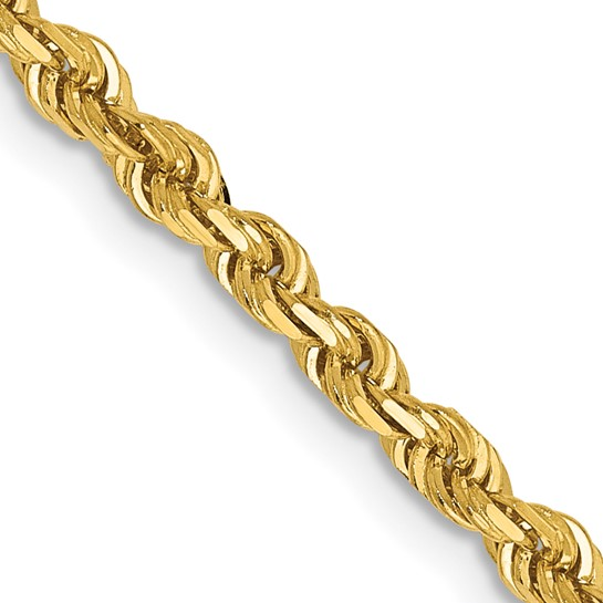 14K Yellow Gold Quadruple Rope Chain