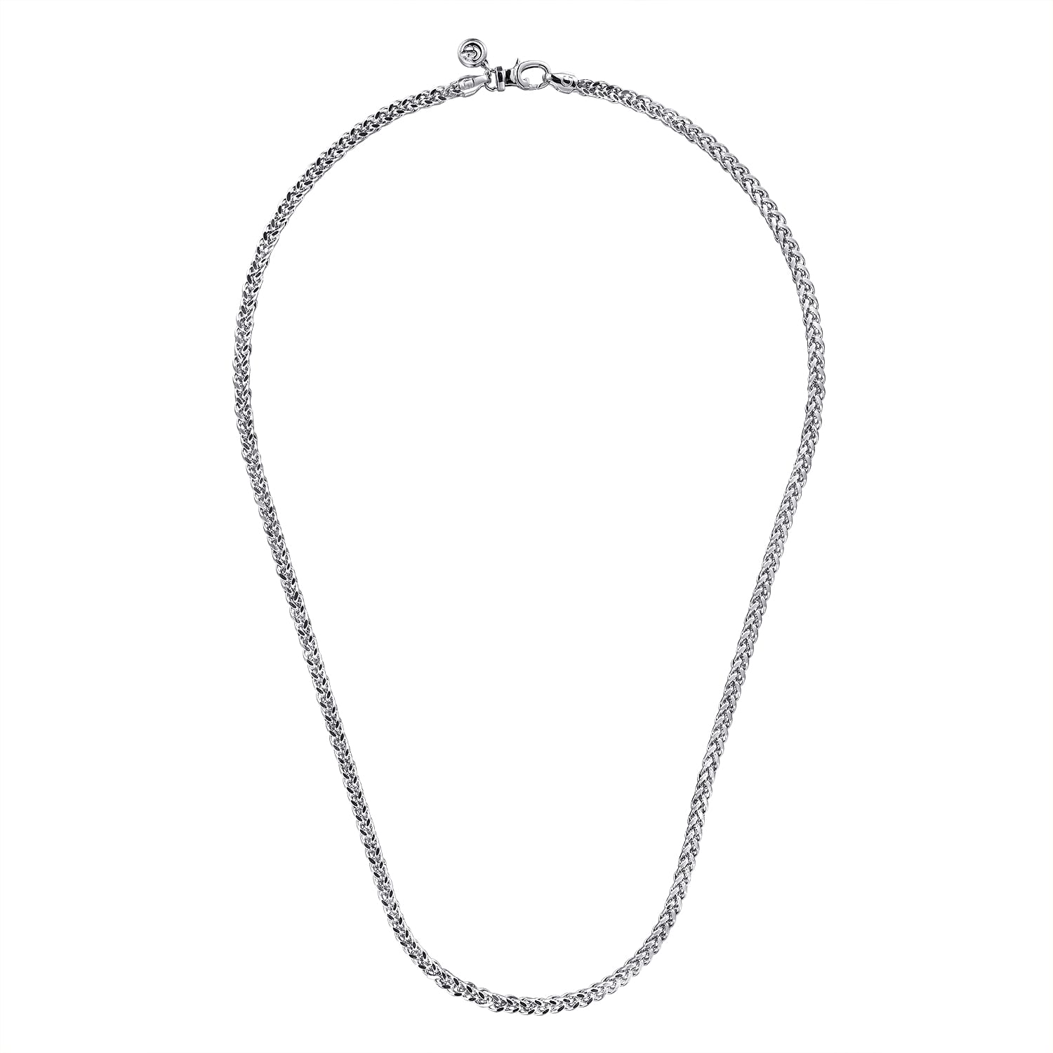 Gabriel & Co. 14K White Gold Wheat Chain