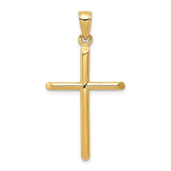 14K Yellow Gold Cross