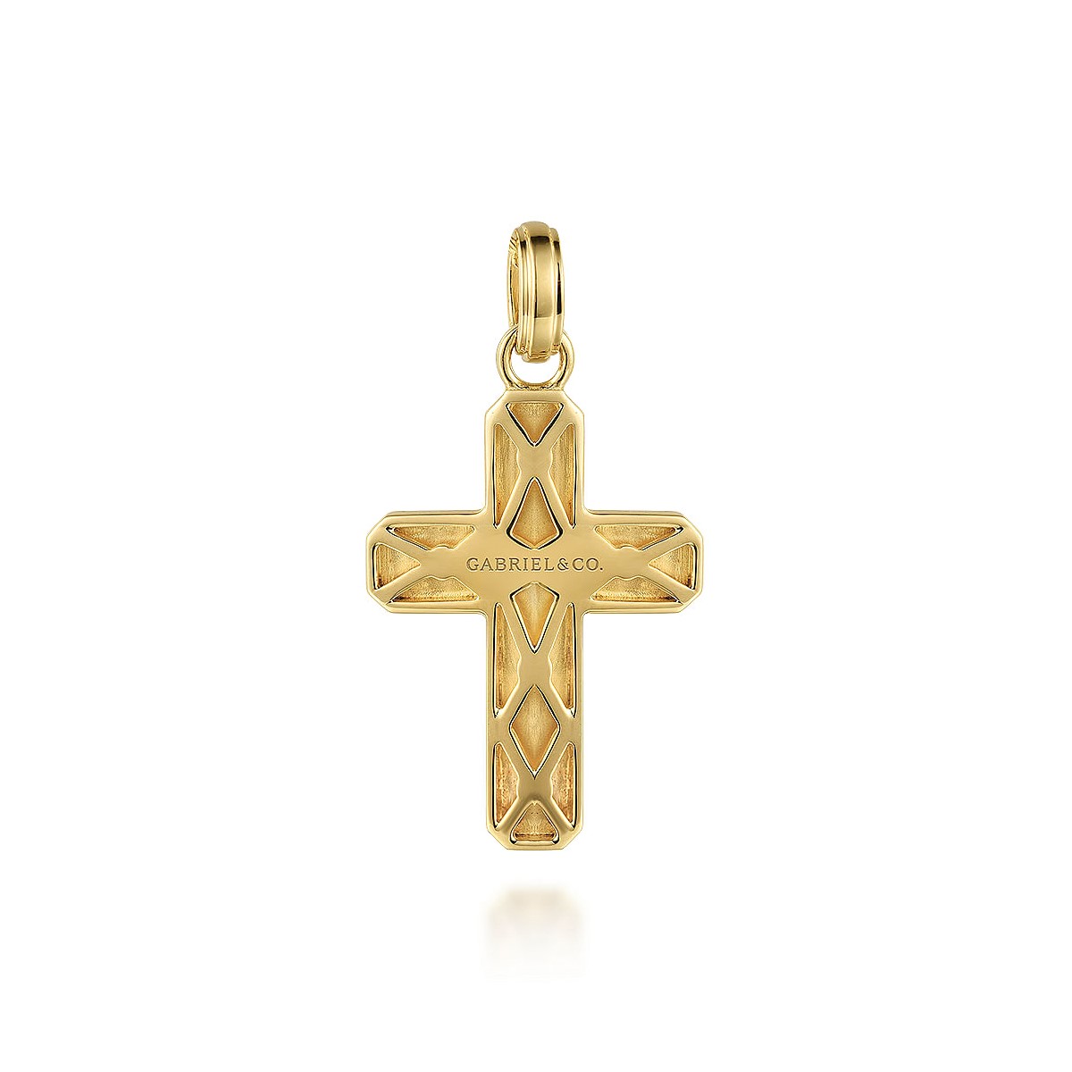 Gabriel & Co. 14K Yellow Gold Cross