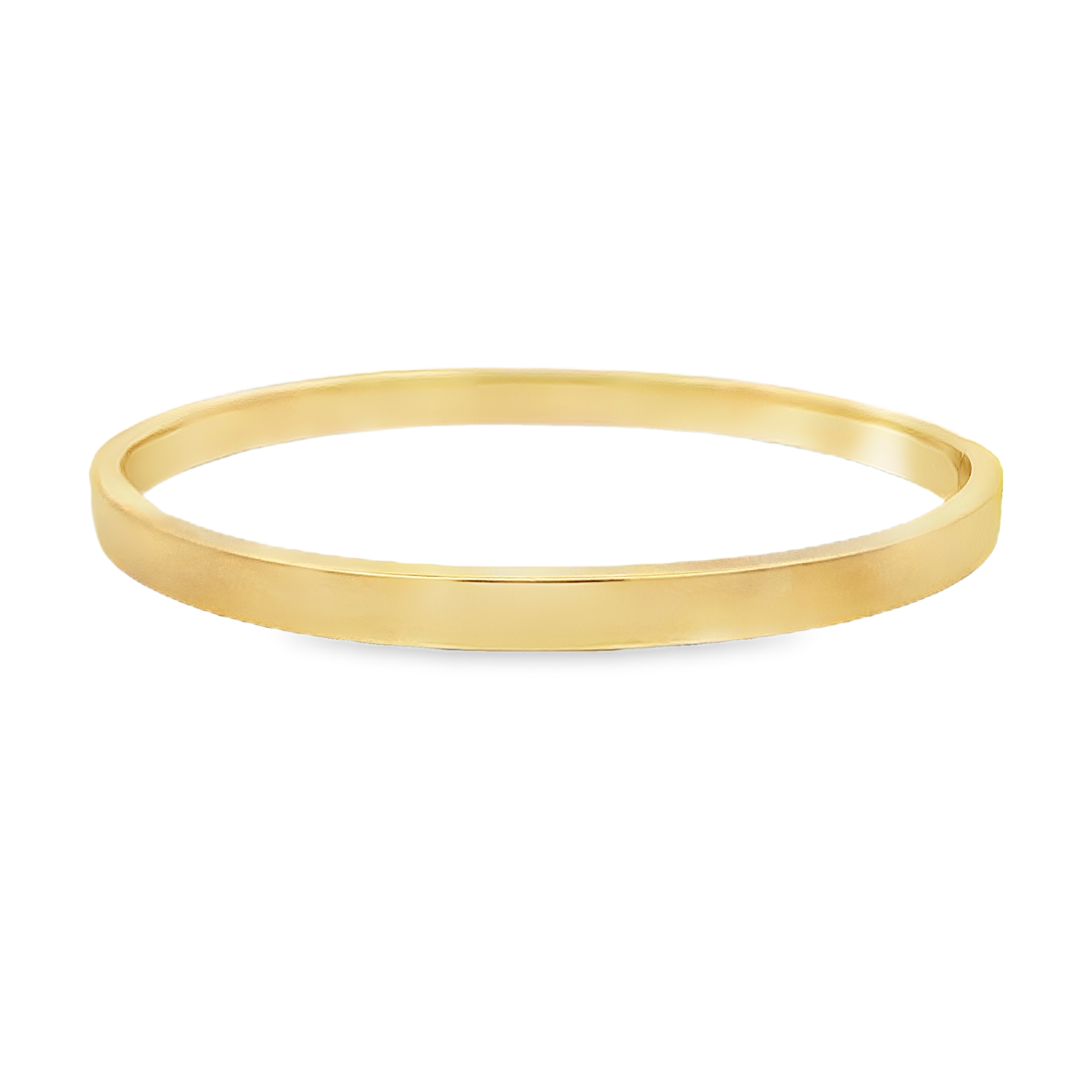 18K Yellow Gold Polished Bangle