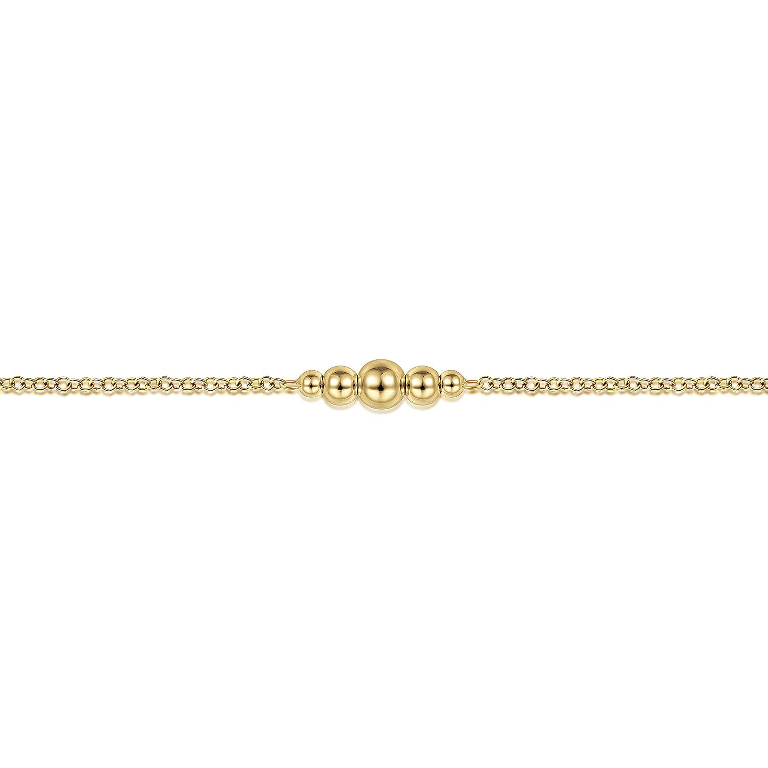 Gabriel & Co. 14K Yellow Gold Bujukan Station Bracelet