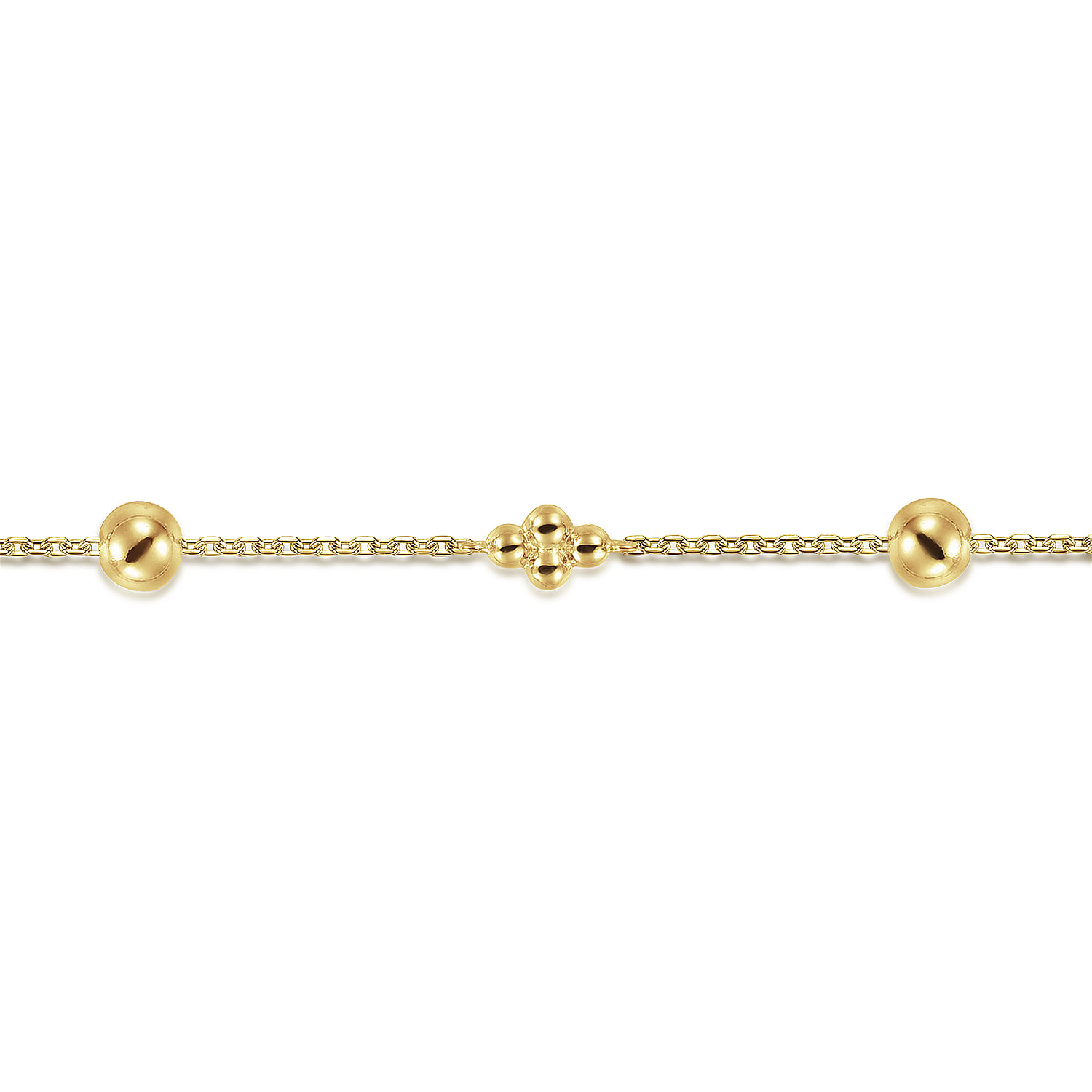 Gabriel & Co.14K Yellow Gold Bead Bracelet