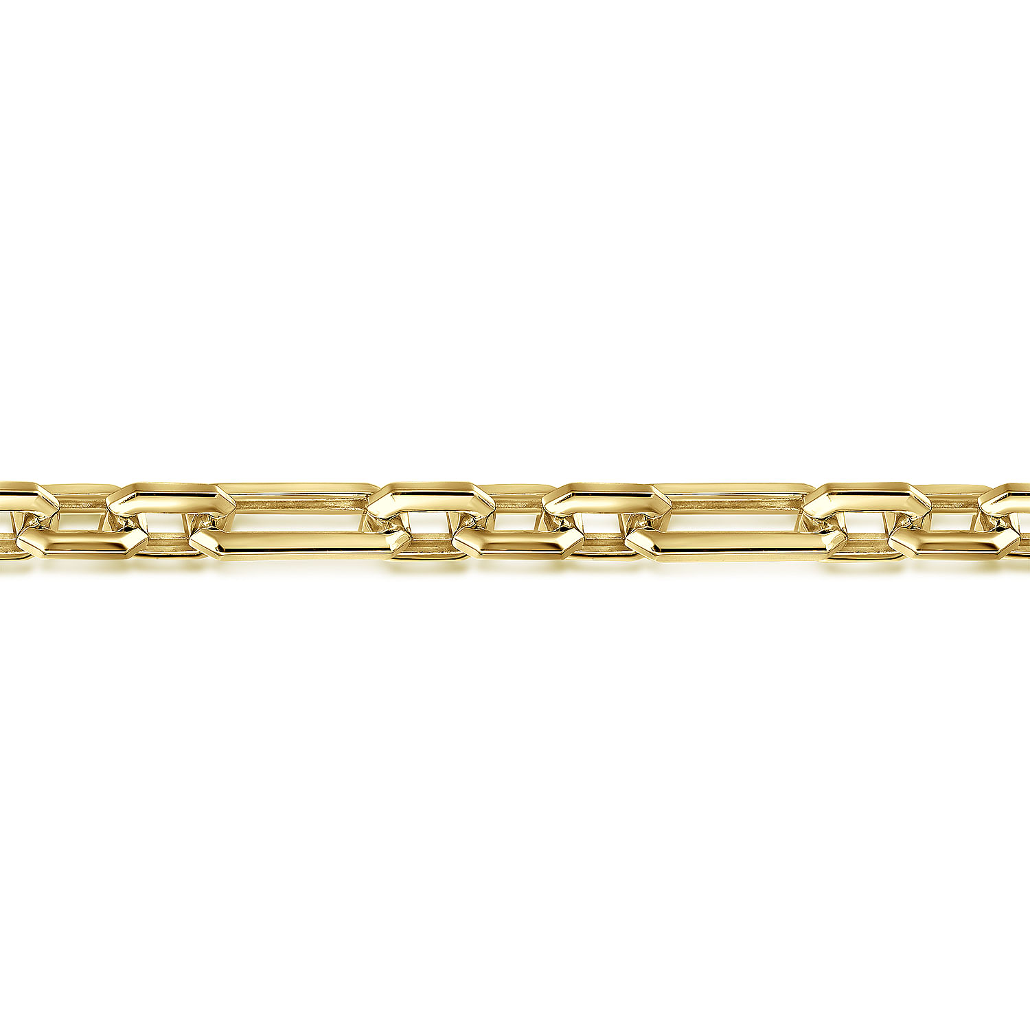 Gabriel & Co. 14K Yellow Gold Figaro Chain Bracelet