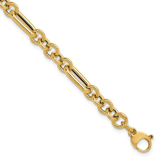 14K Yellow Gold Link Bracelet