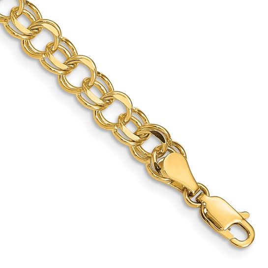 14K Yellow Gold Double Link Bracelet