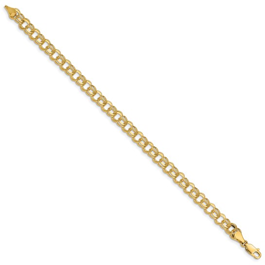 14K Yellow Gold Double Link Bracelet