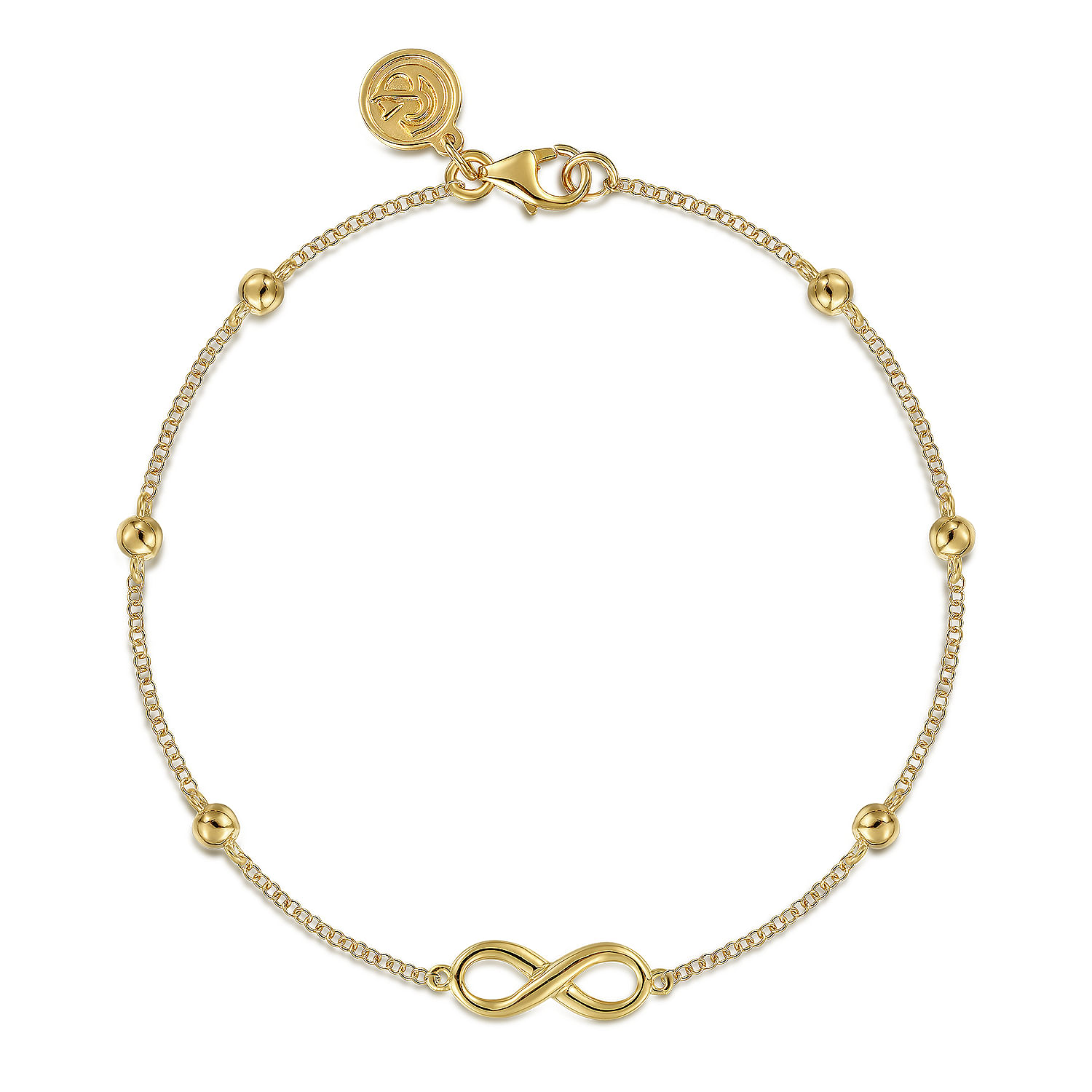 Gabriel & Co. 14K Yellow Gold Infinity Bracelet