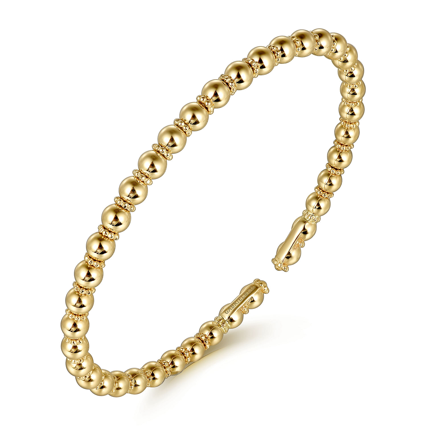 Gabriel & Co. 14K Yellow Gold Bujukan Bangle