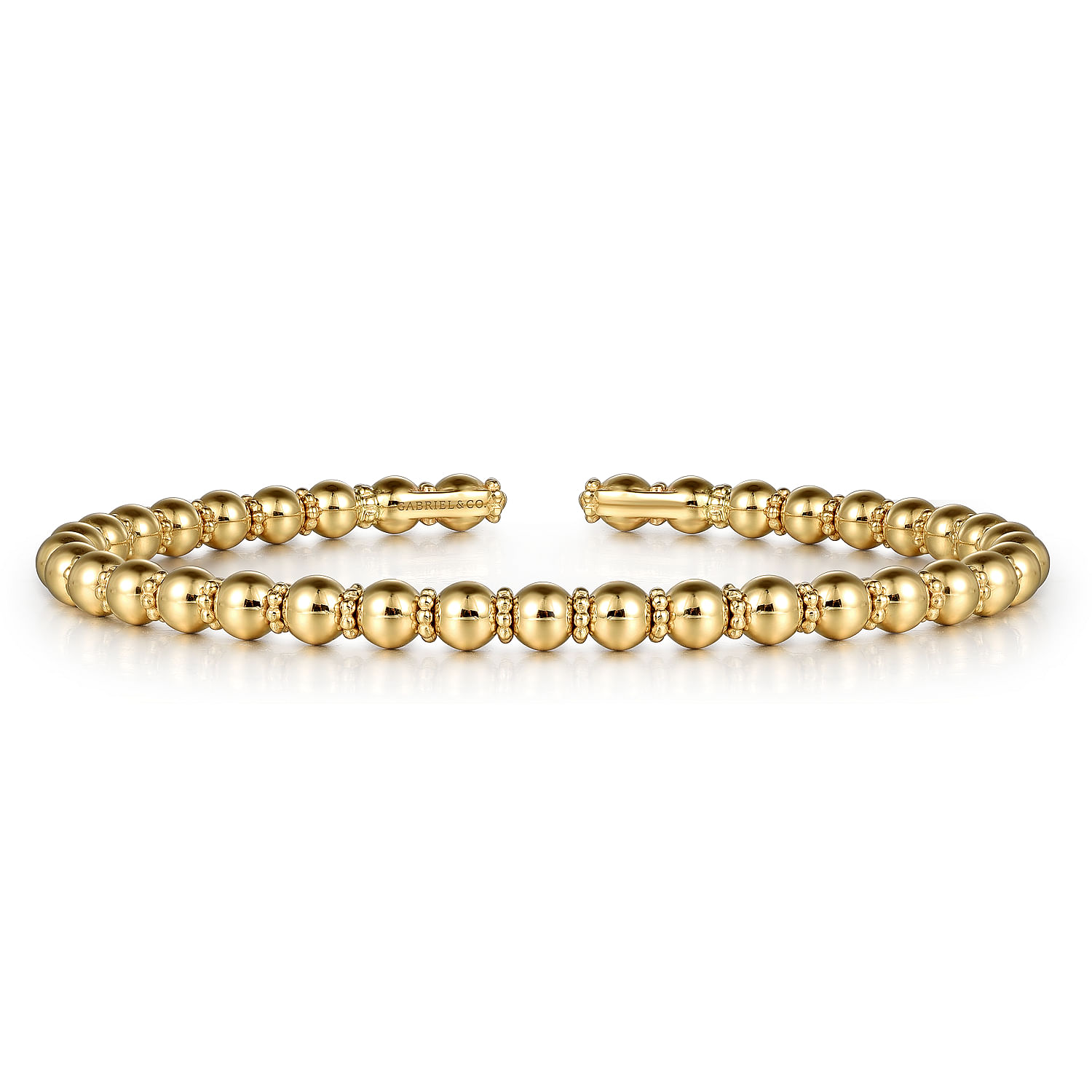 Gabriel & Co. 14K Yellow Gold Bujukan Bangle