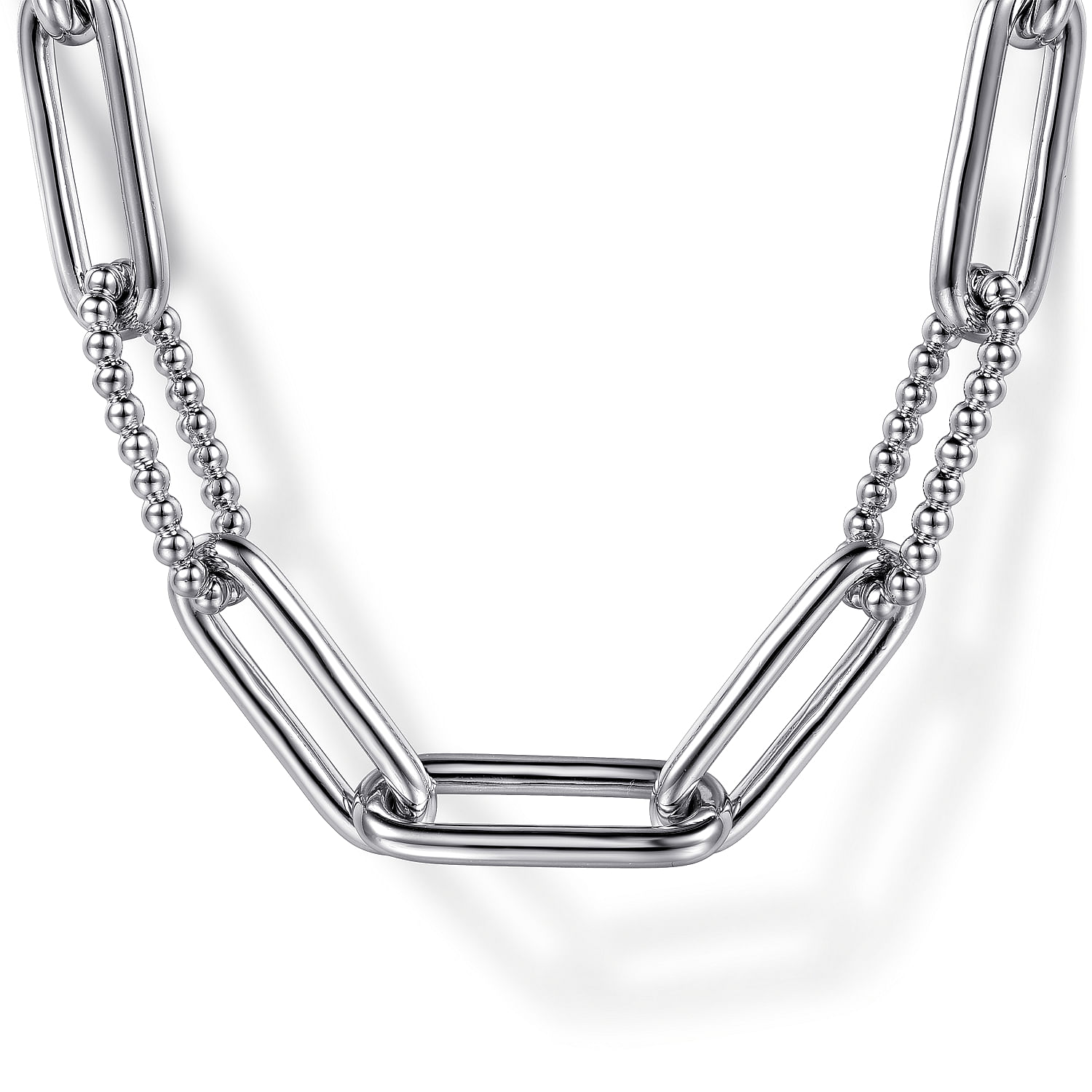 Gabriel & Co. Sterling Silver Oval Link Chain Necklace