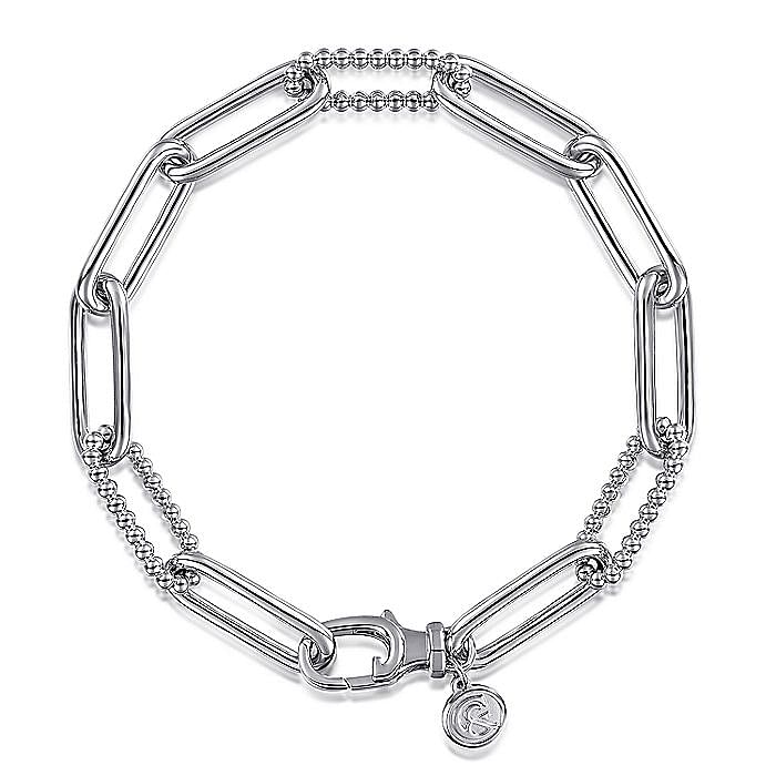 Gabriel & Co Sterling Silver Link Bracelet