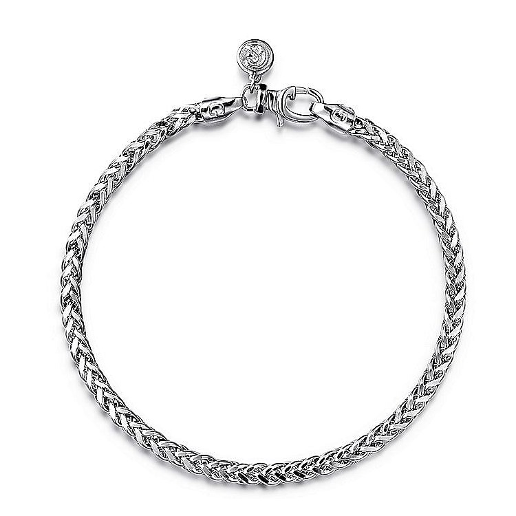 Gabriel & Co. Sterling Silver Wheat Chain Bracelet