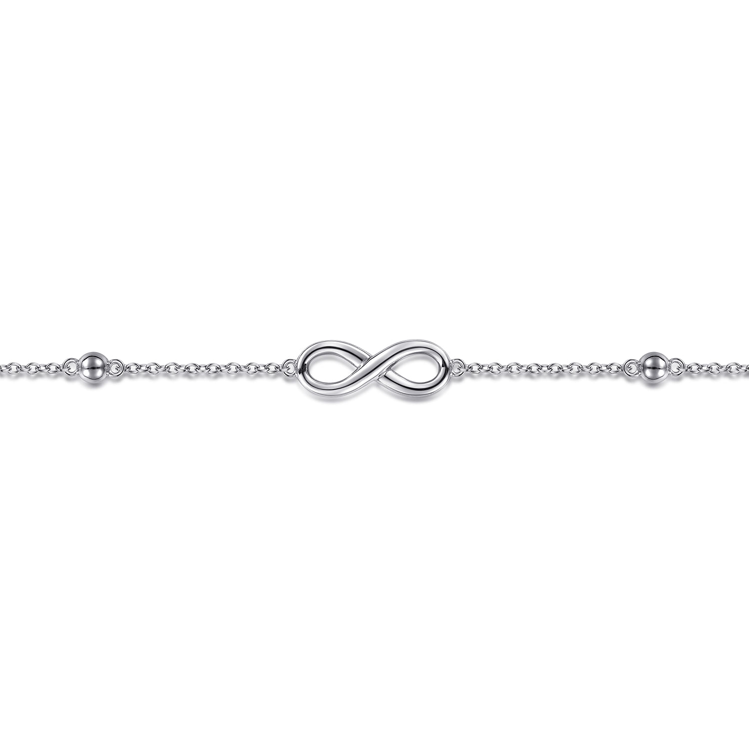 Gabriel & Co. Sterling Silver Infinity Anklet