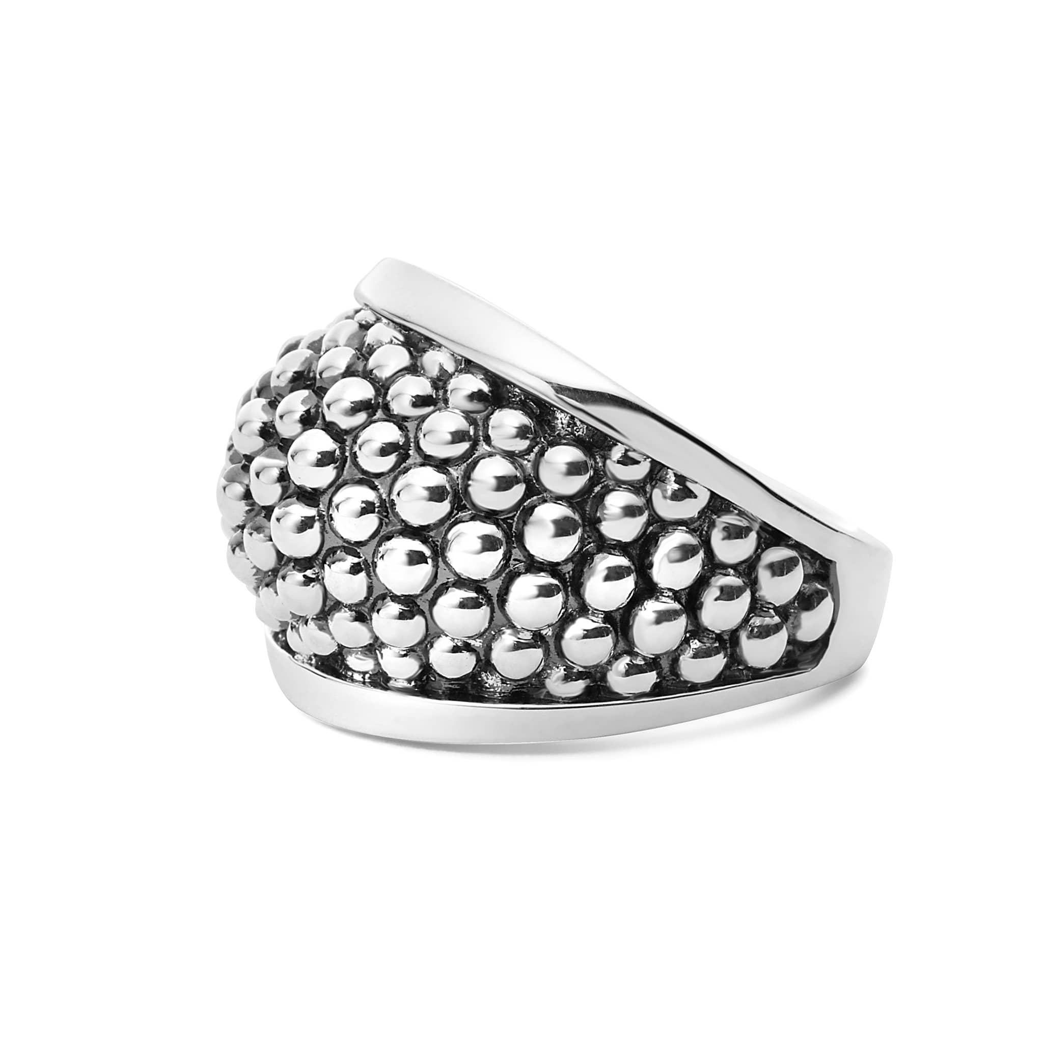 Lagos Sterling Silver Caviar Statement Ring