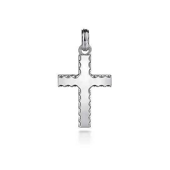 Gabriel & Co. Sterling Silver Beveled Cross