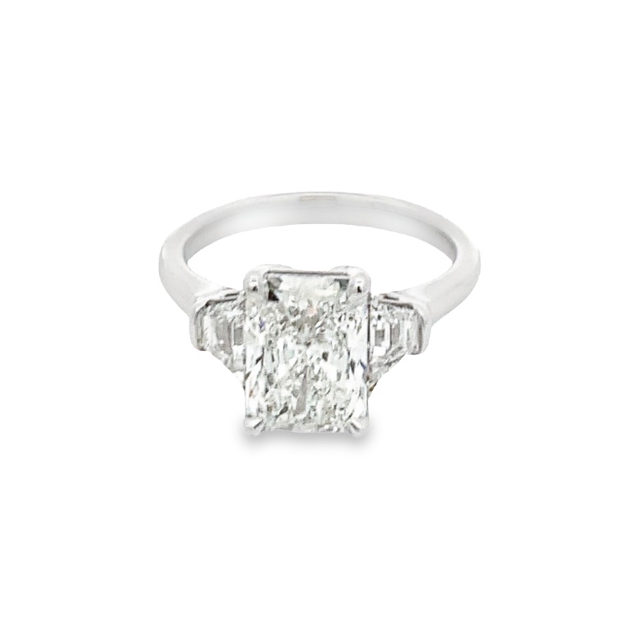 14K White Gold Lab Grown Diamond Engagement Ring