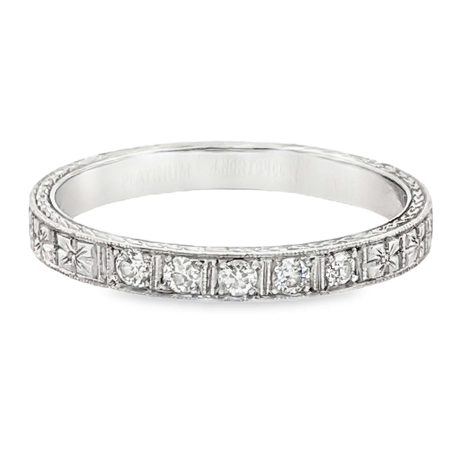 Platinum 5-Stone Diamond Band