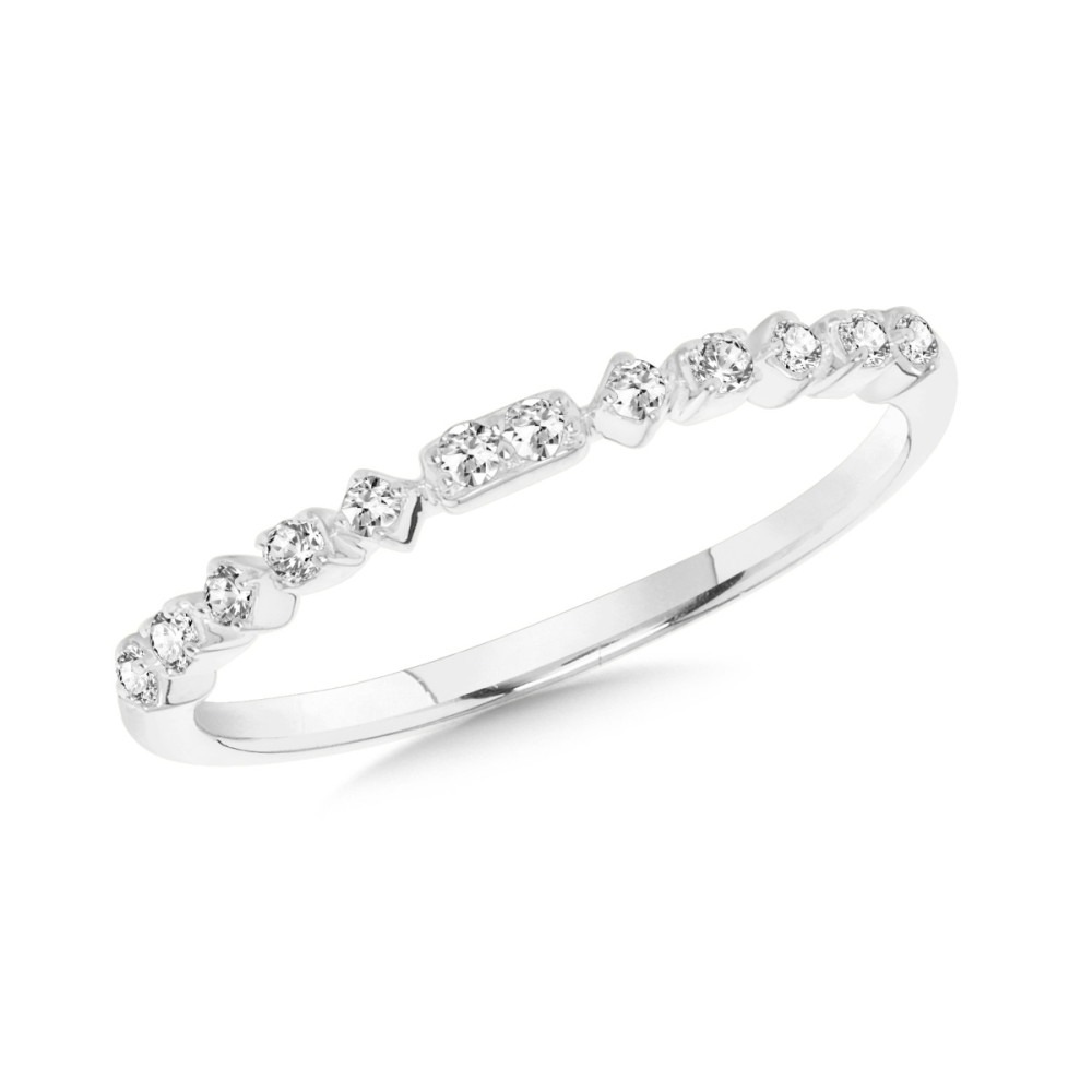 White Gold 1/10ctw Diamond Ring